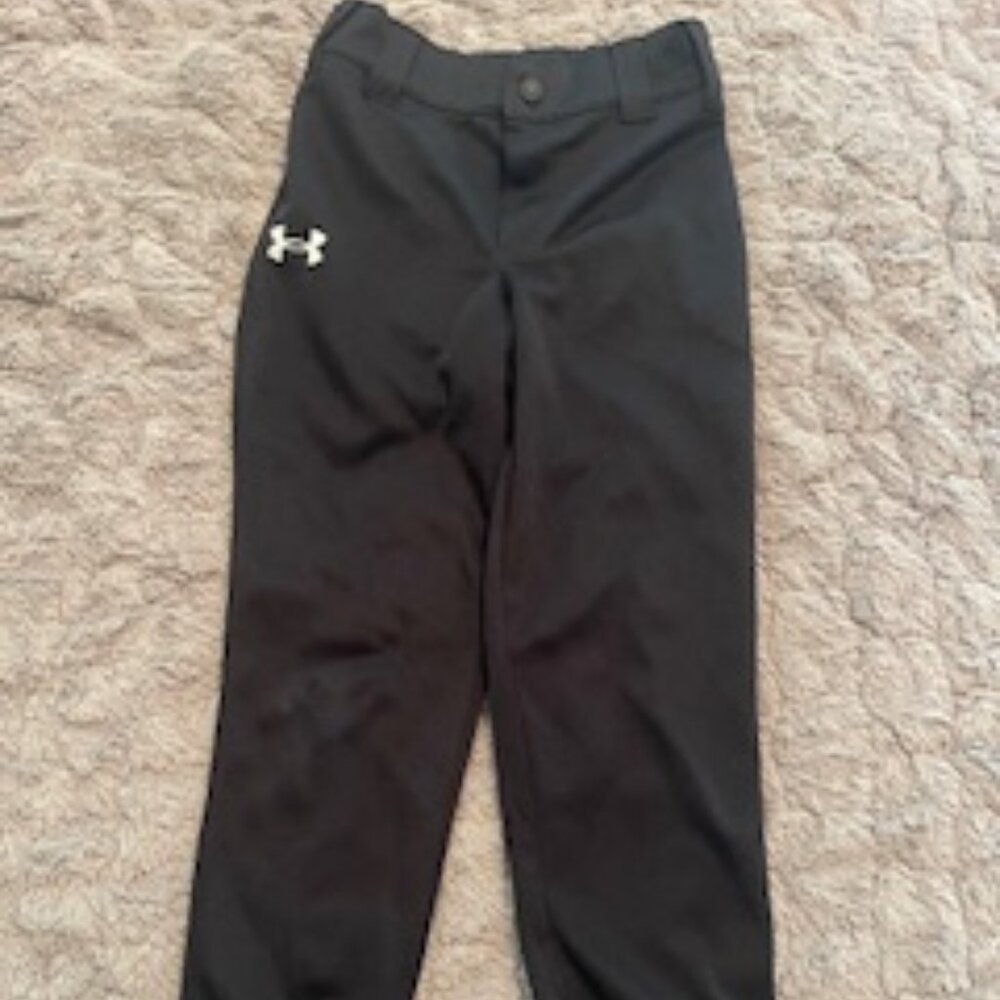 Under Armour Baseball Pants Black Size 7